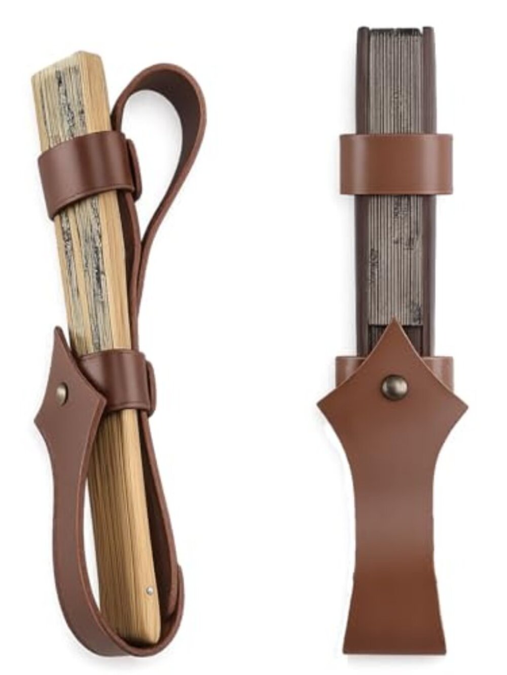 New -  Leather‎ Fan Holster Belt Holster for 8.5 Inch Clip Handheld Fans Holder